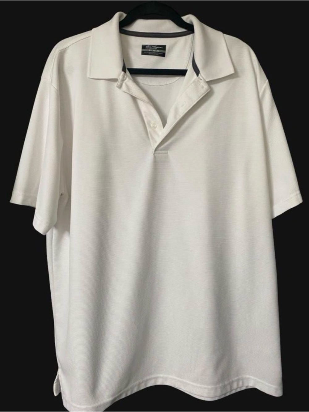 Ben Hogan Men's White Polo Shirt - Short Sleeve Casual